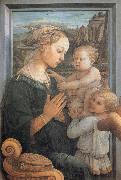 Fra Filippo Lippi Madonna and Child with Two Angels, oil painting reproduction
